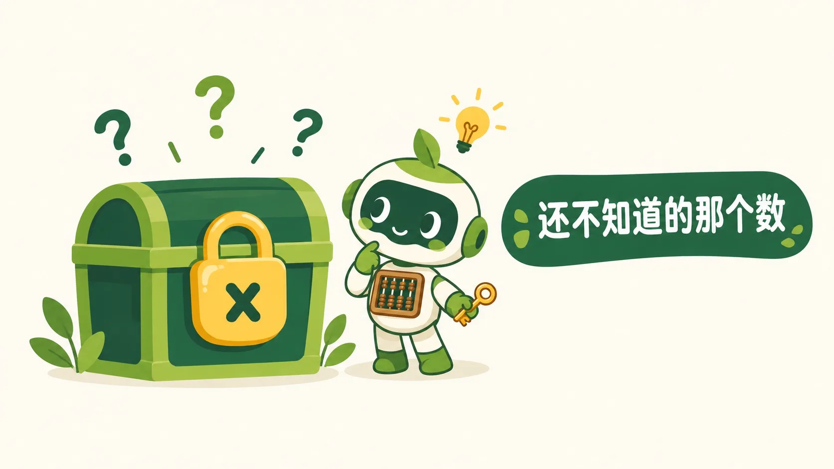 盒子里藏数字的 x 挂锁：还不知道的那个数
