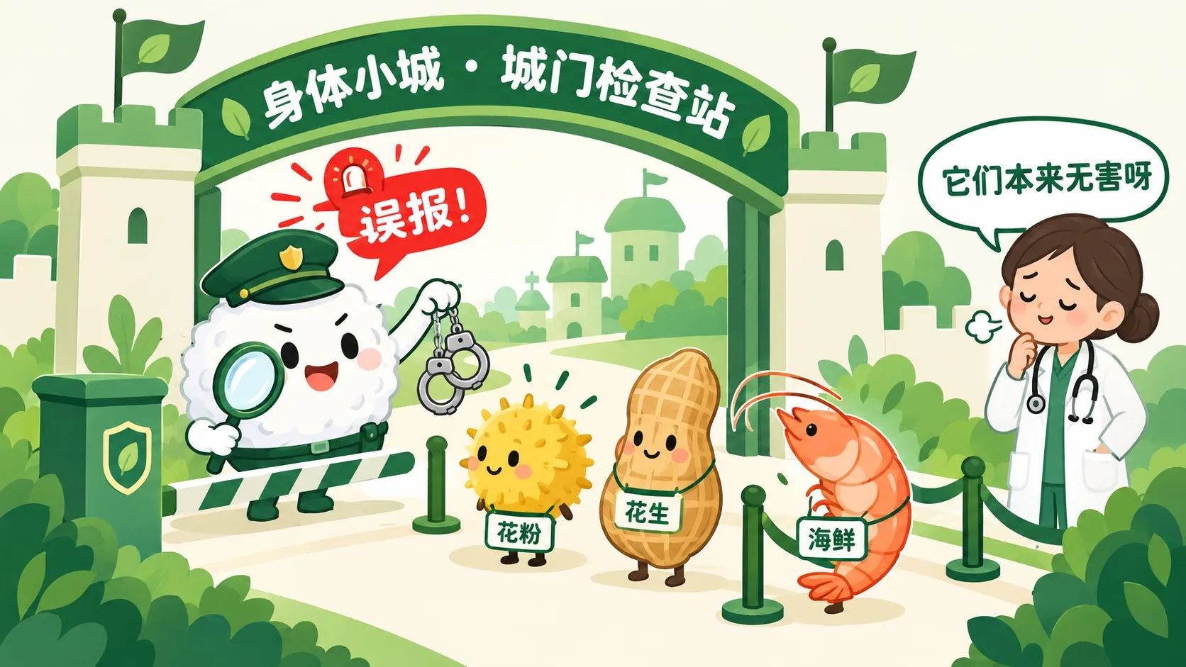 城门检查站把无害访客当坏人抓