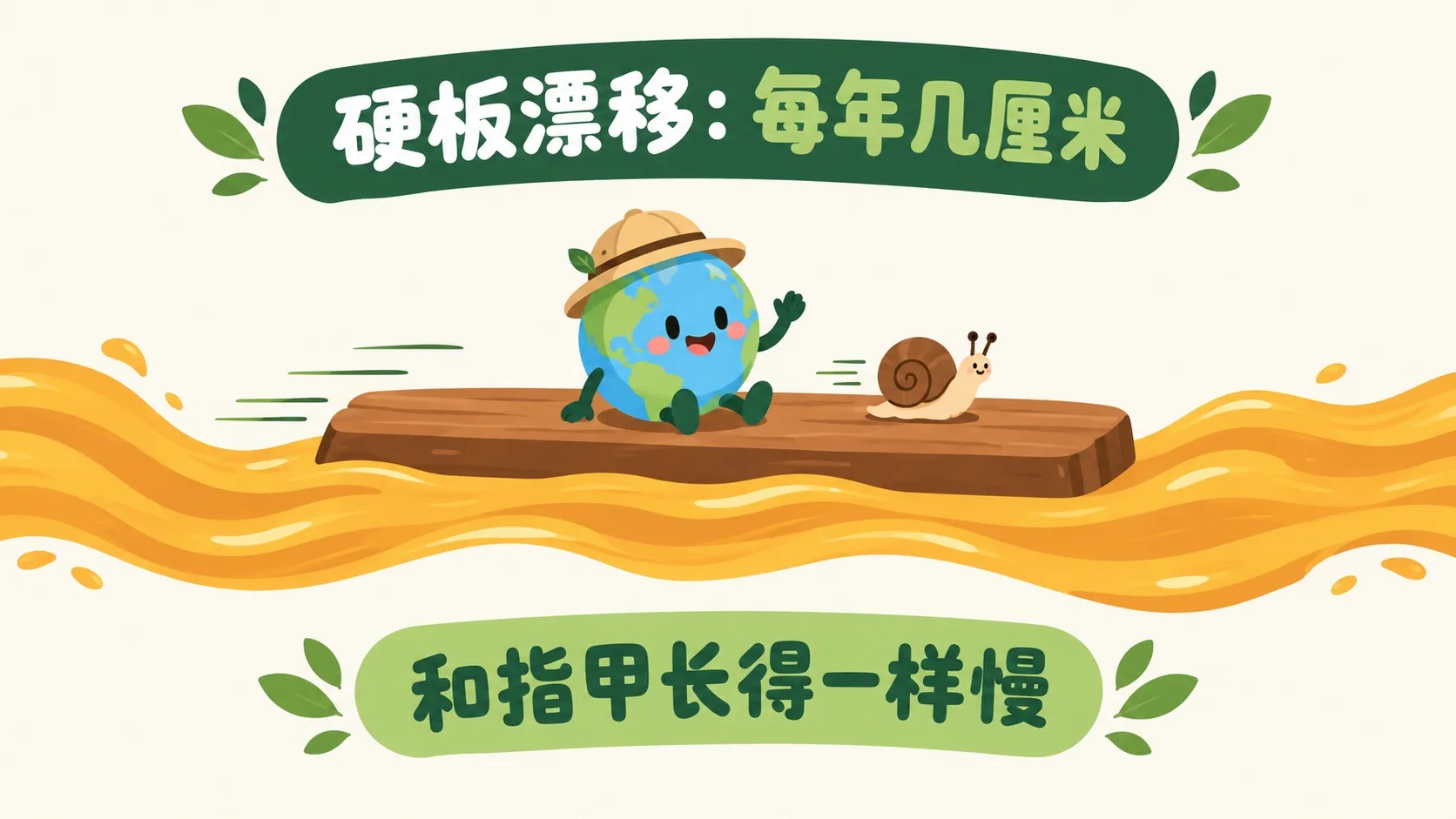 刚性板缓慢漂移