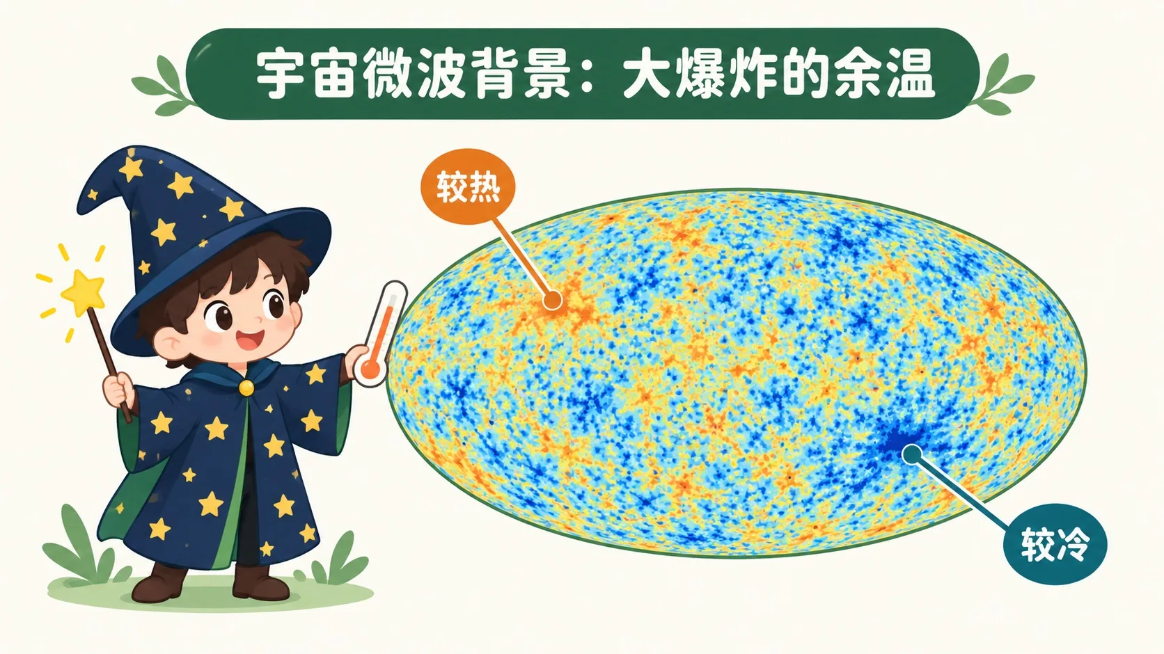 宇宙微波背景：大爆炸的余温