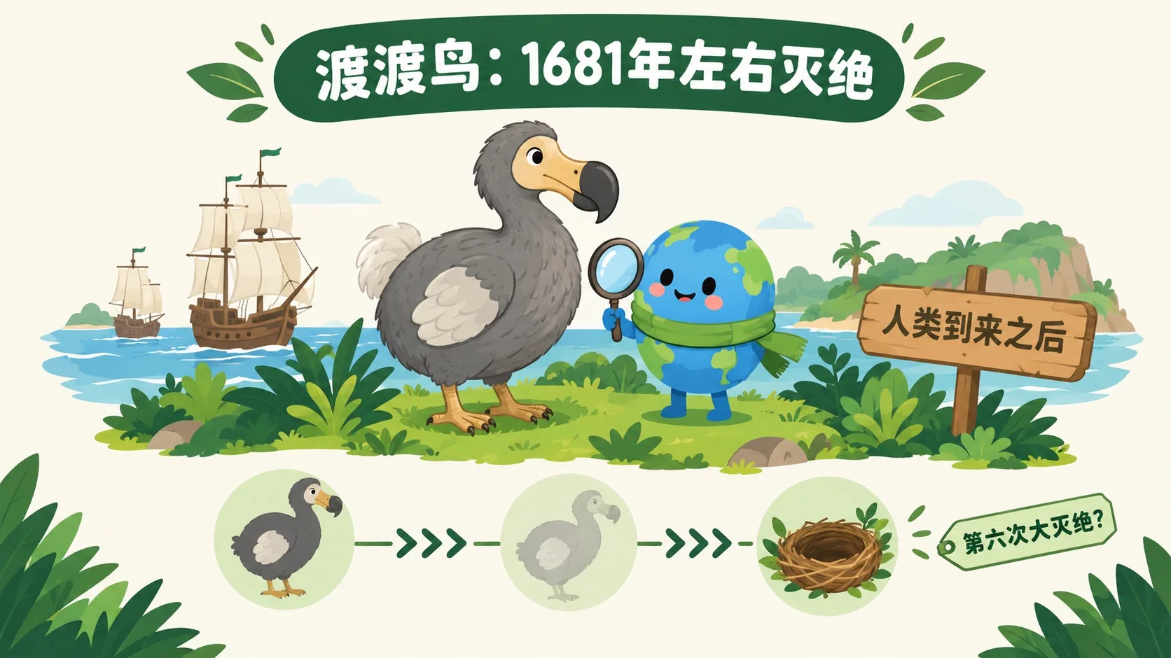 渡渡鸟灭绝：人类到来之后