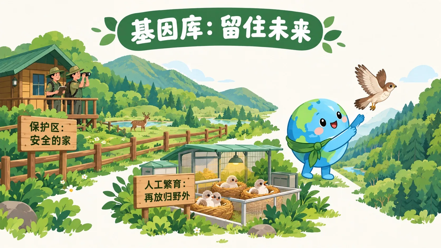保护区与人工繁育放归