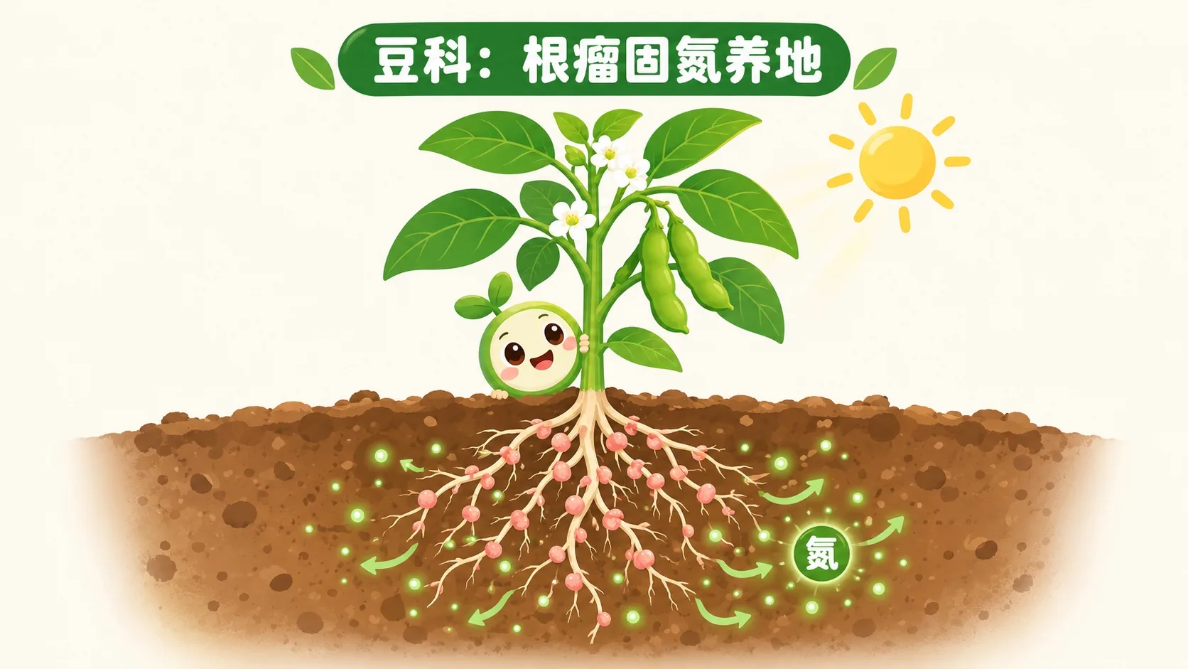 豆科根瘤固氮：把氮送给土壤
