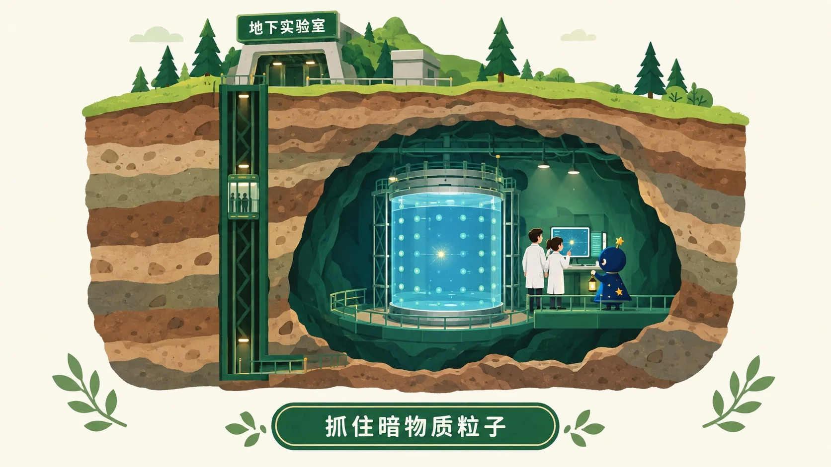 地下实验室：深矿井里守着暗物质探测器
