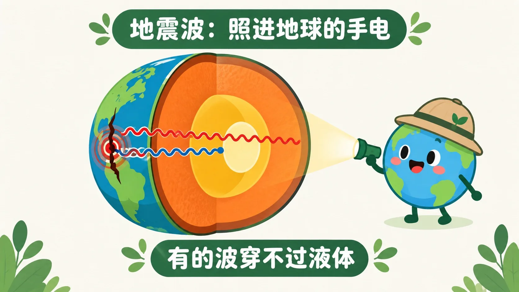 地震波像手电照进地球