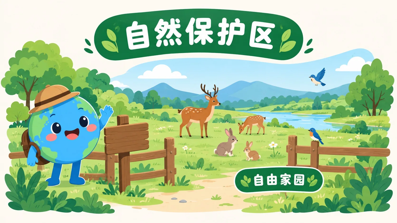 自然保护区：动物自由生活