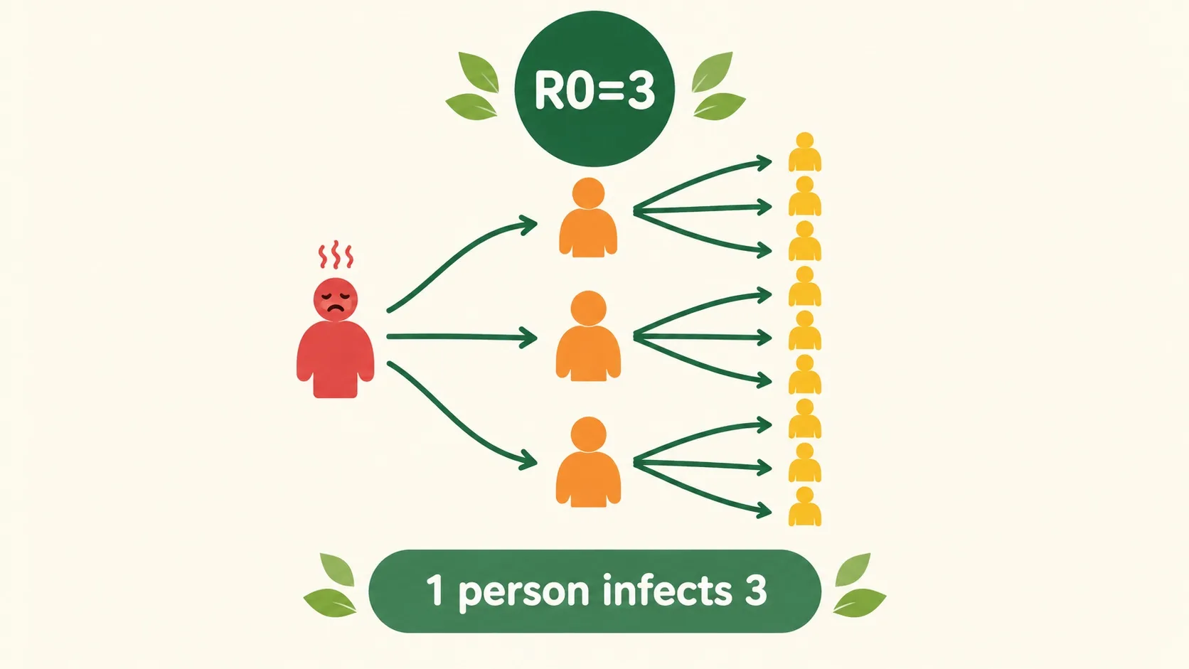 R0 传播树：1 传 3 再传 9