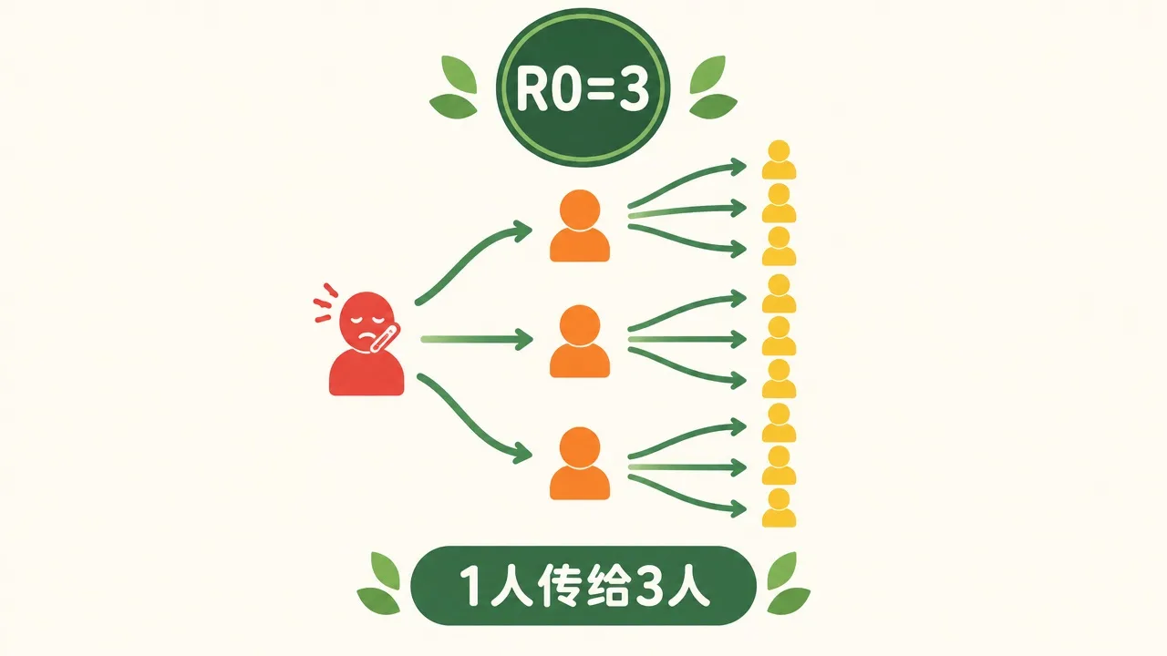 R0 传播树：1 传 3 再传 9