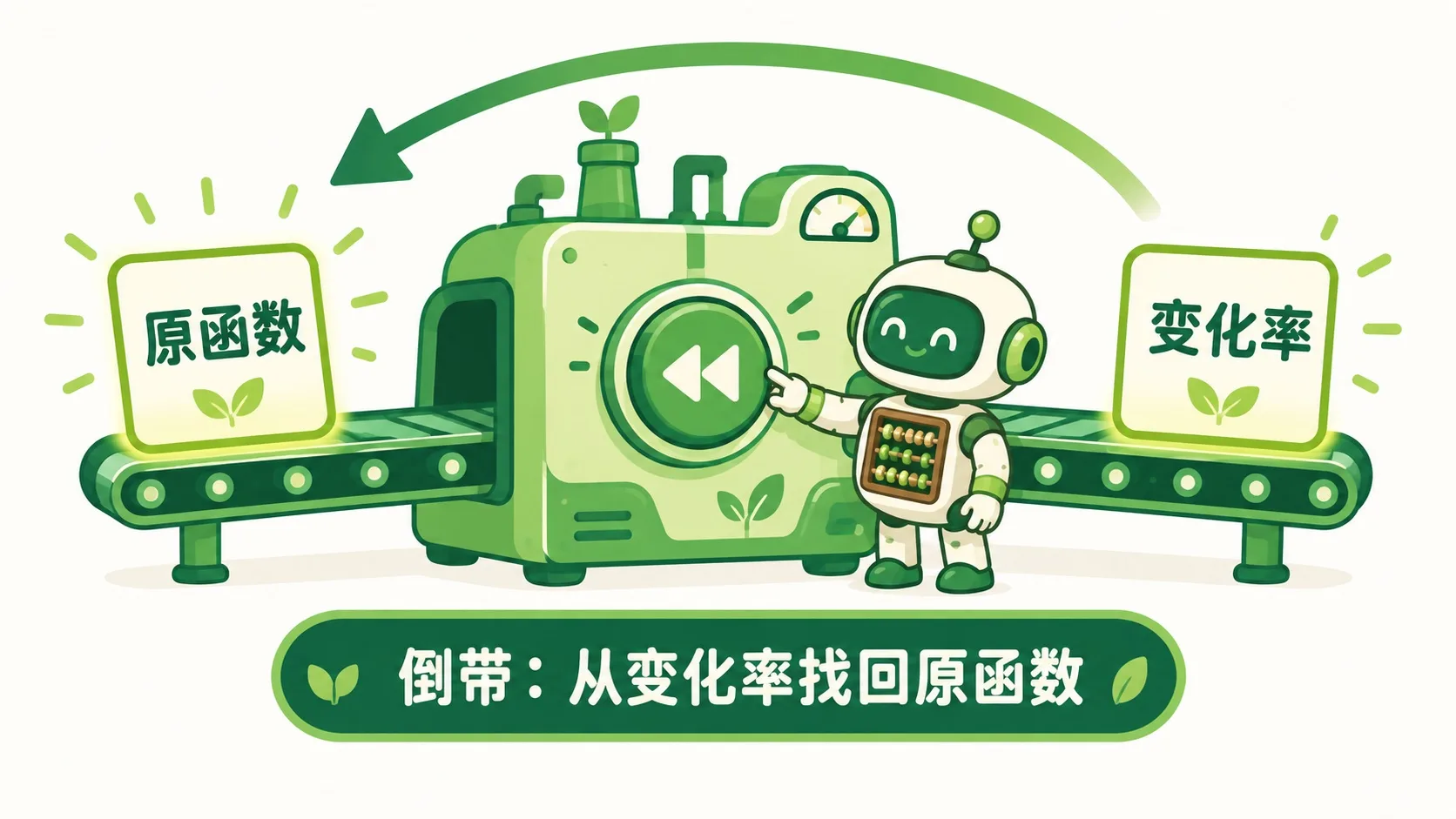 倒带的导数机器：从变化率找回原函数