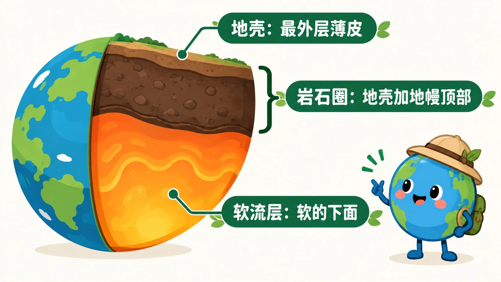 岩石圈和地壳的剖面对比