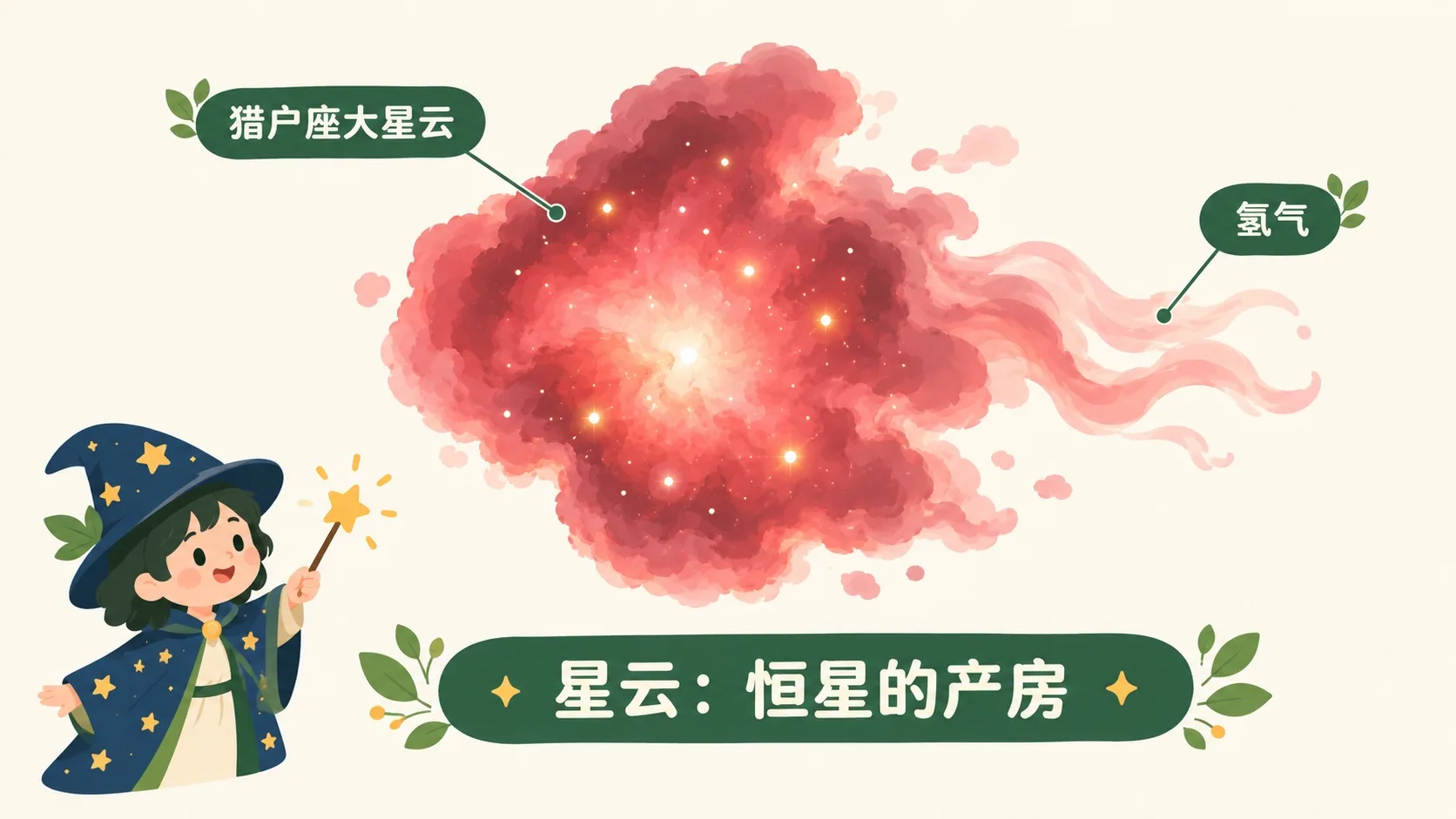 猎户座大星云：氢气组成的恒星产房
