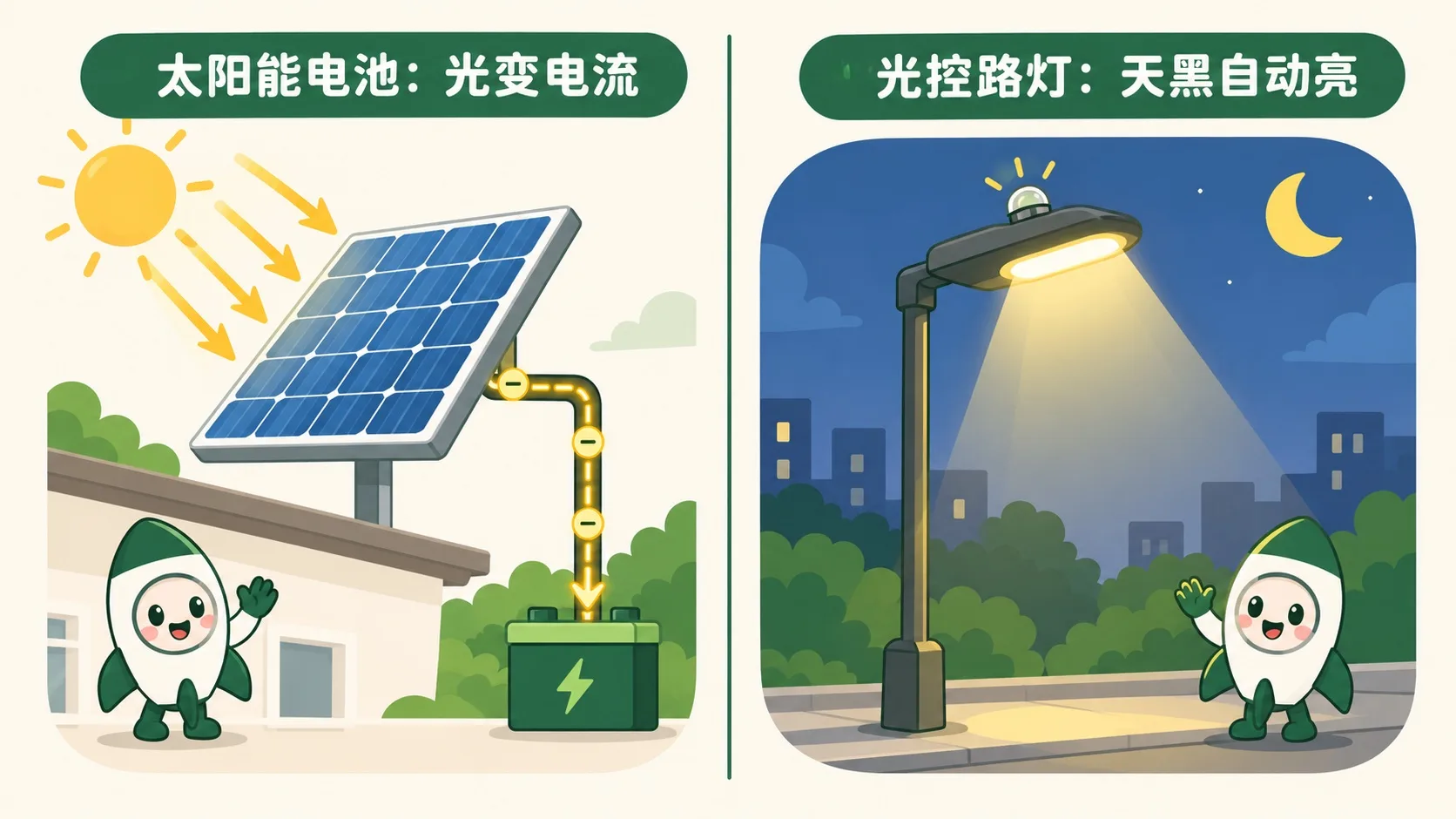 太阳能电池与光控路灯