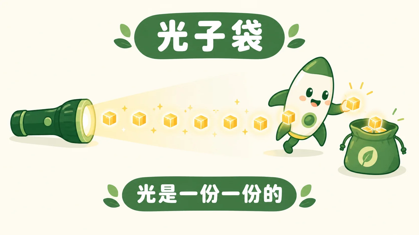 光子袋：光是一份一份的