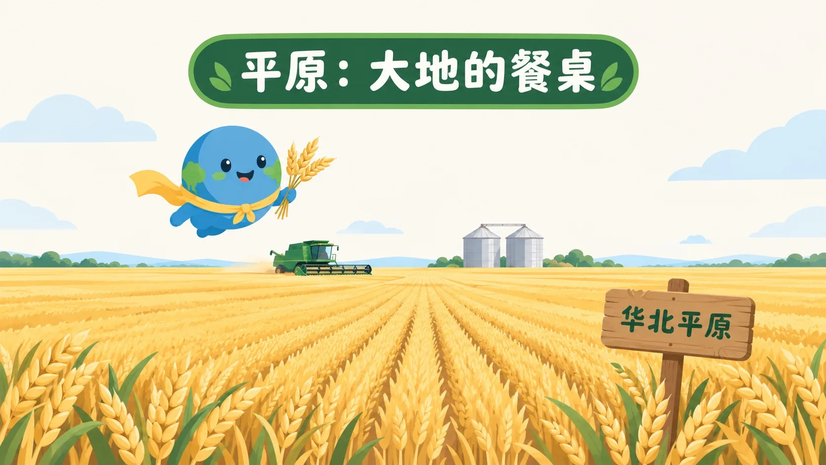 华北平原麦田：平原是大地的餐桌