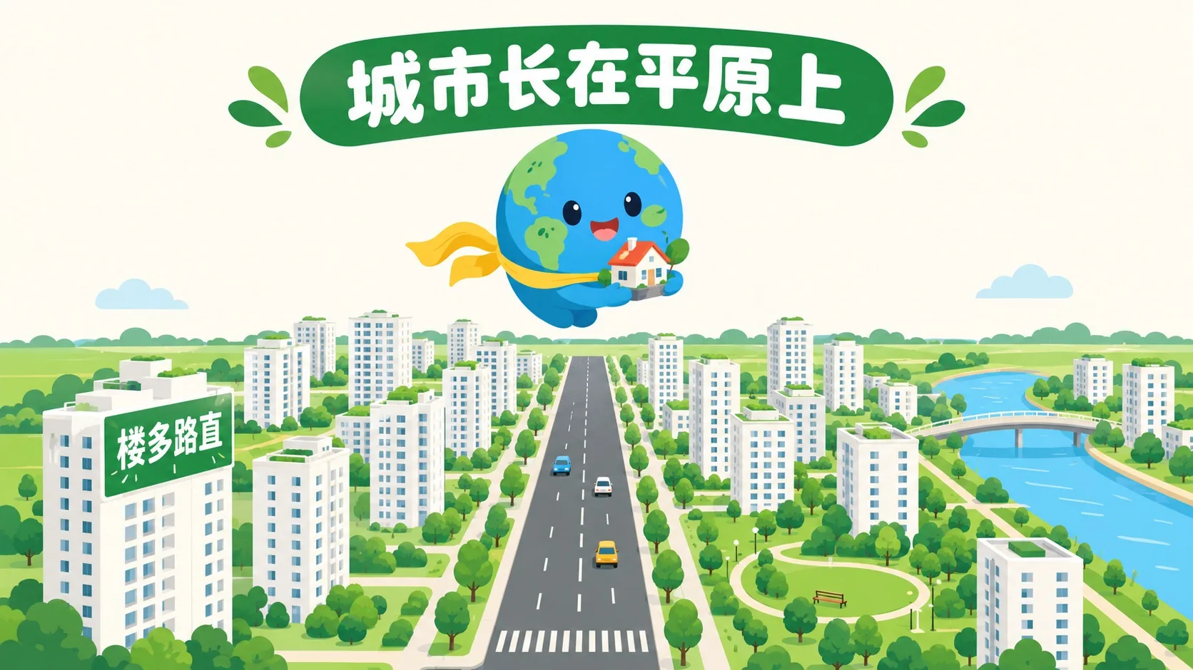 平原上的城市：楼多路直