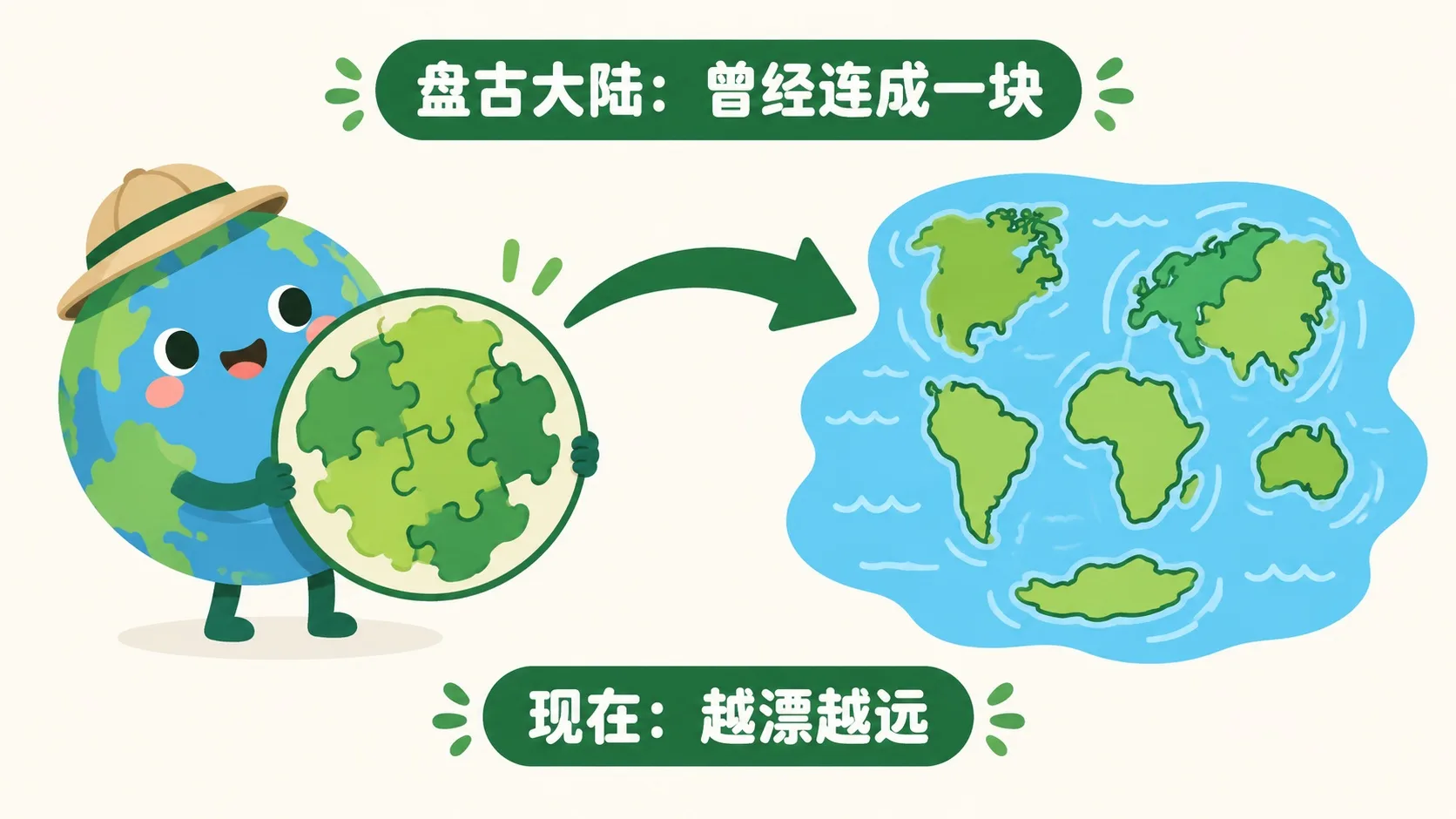 盘古大陆分离漂移