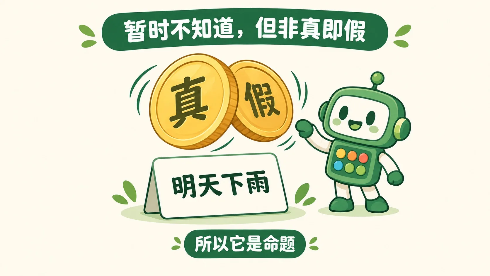 抛起的硬币一面真一面假