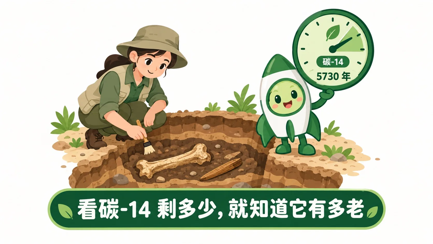 碳-14 测年：考古现场