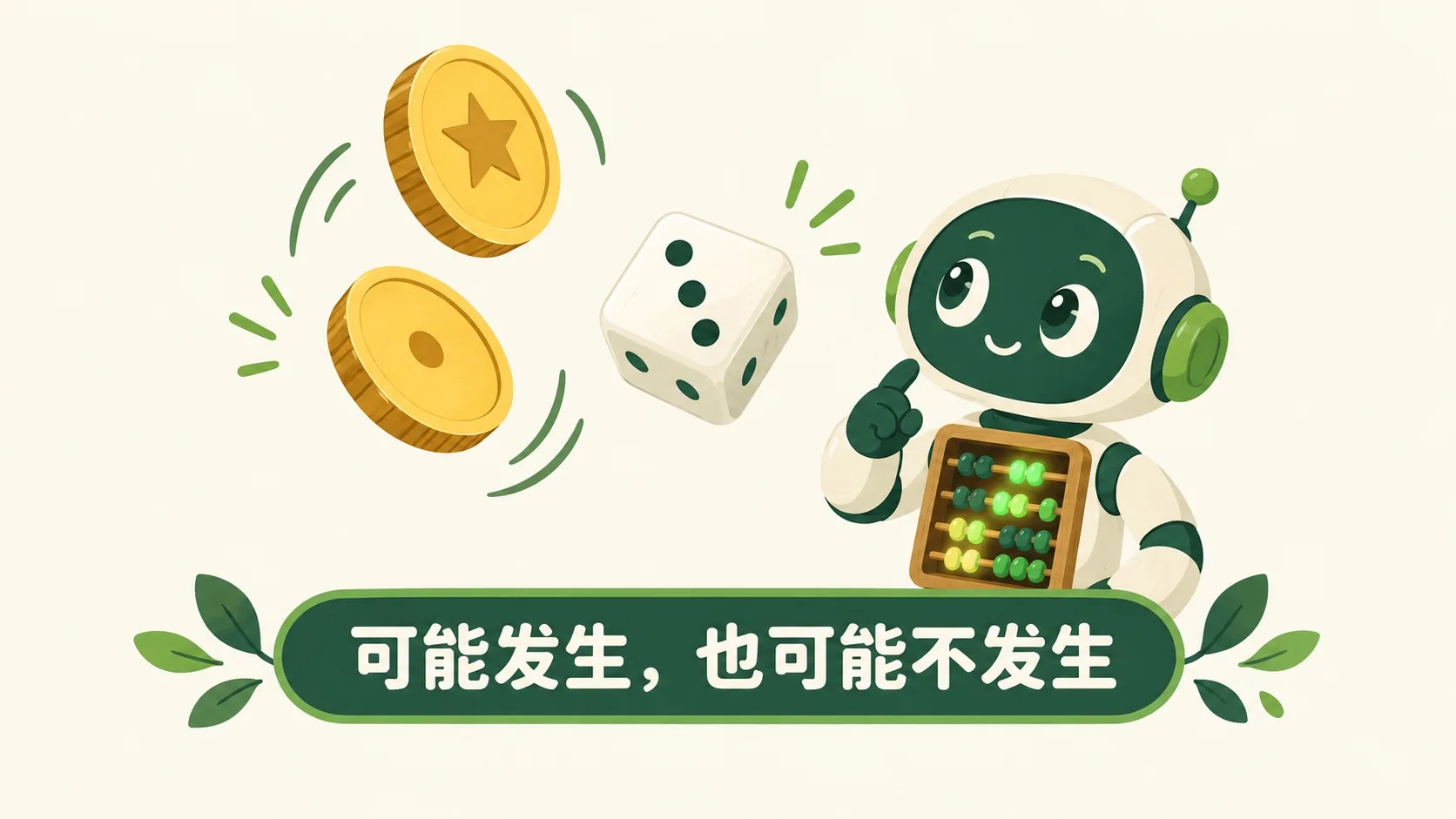 抛硬币与骰子：可能发生，也可能不发生