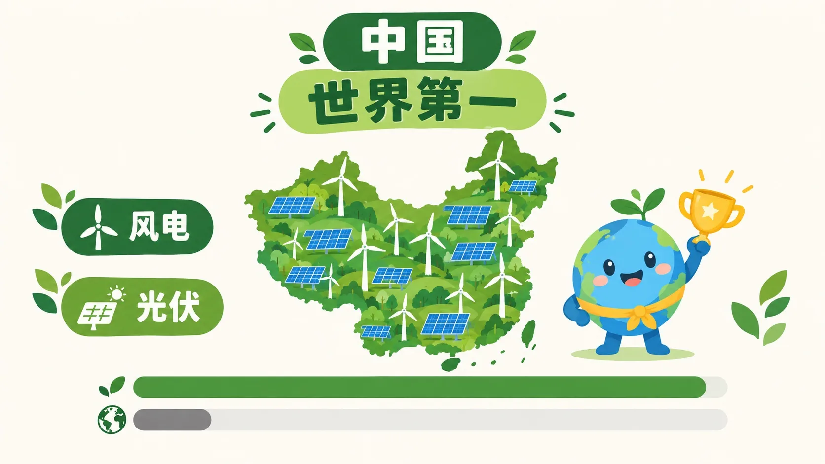 中国风电光伏装机世界第一