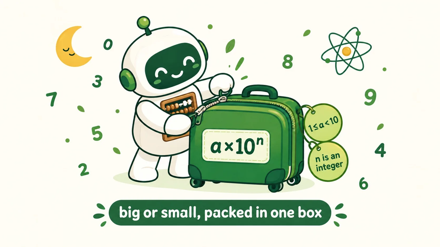 a×10ⁿ 压缩包：1 ≤ a < 10，n 是整数