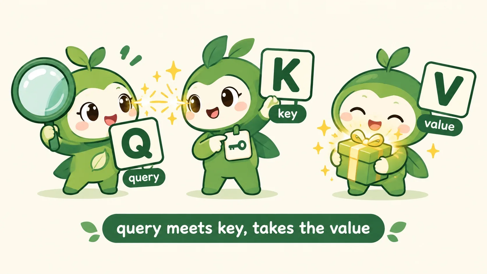 Q、K、V 三个角色