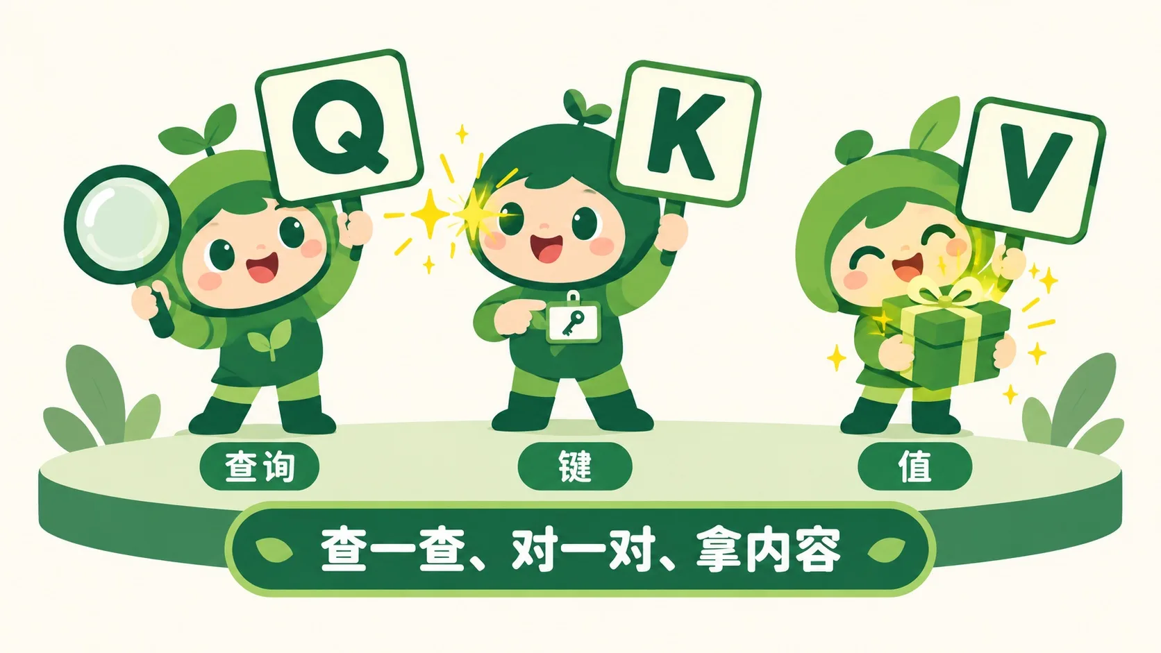Q、K、V 三个角色