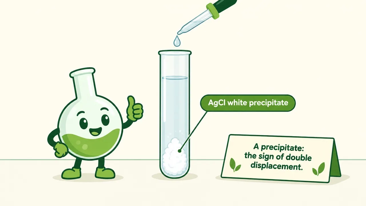 试管里的 AgCl 白色沉淀