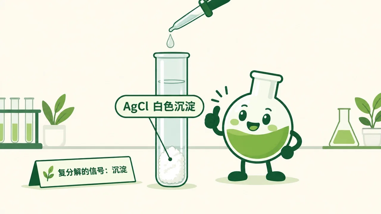 试管里的 AgCl 白色沉淀
