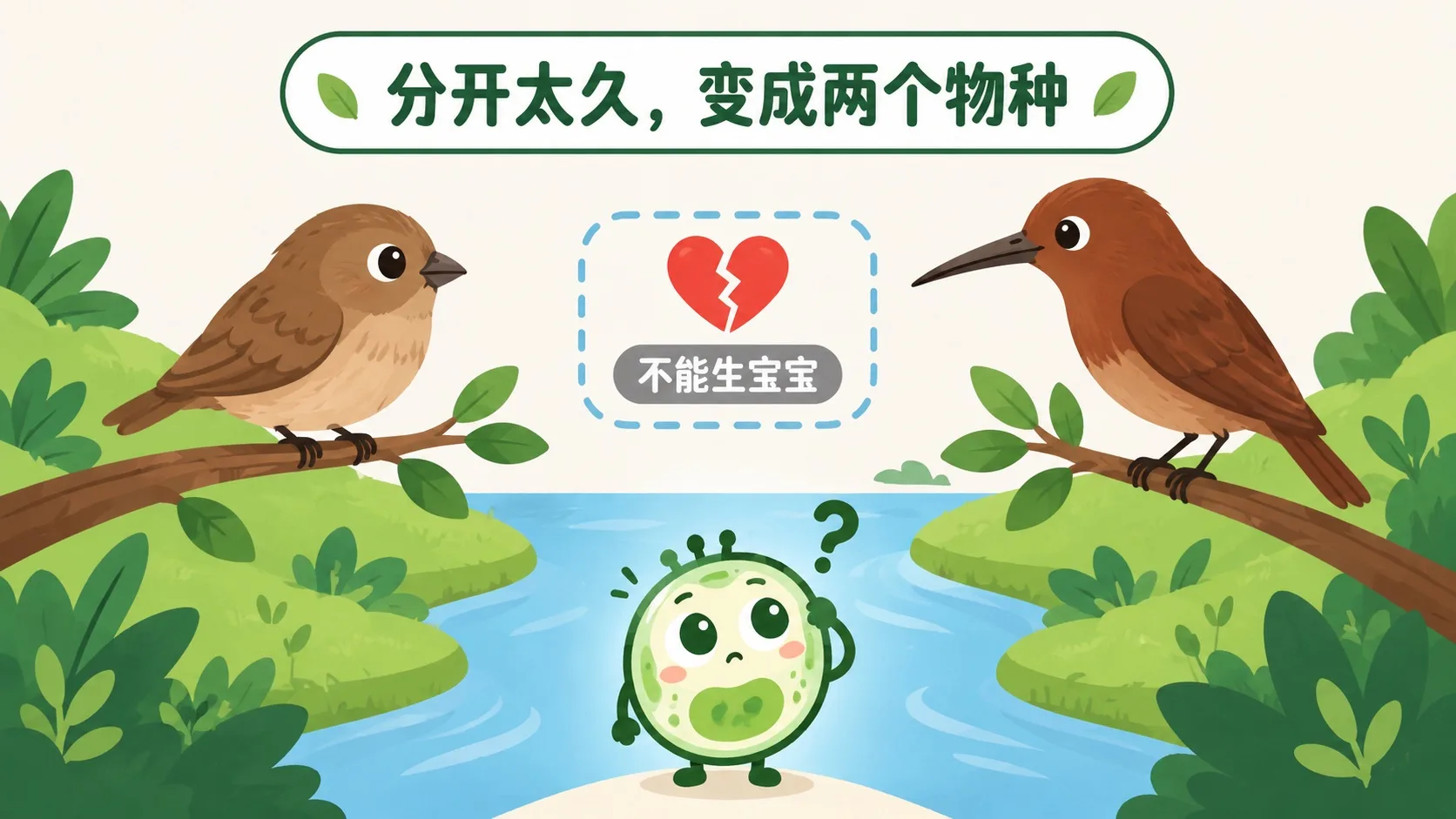 杂交失败：不同鸟生不出宝宝