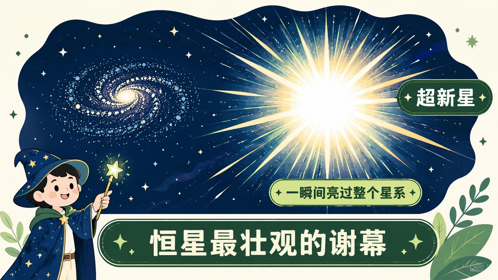 超新星爆发：一瞬间亮过整个星系