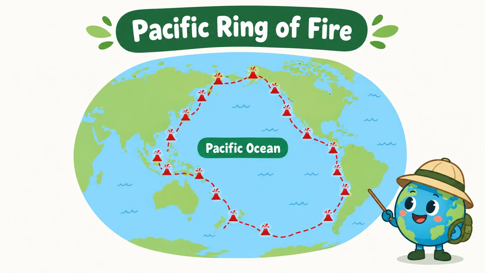 环太平洋火环地图