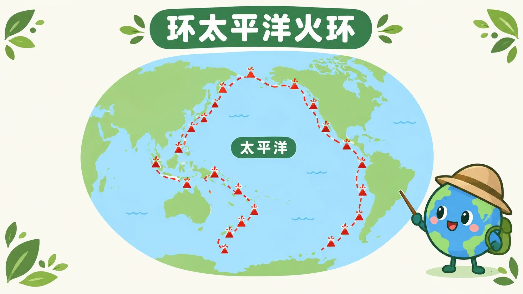 环太平洋火环地图
