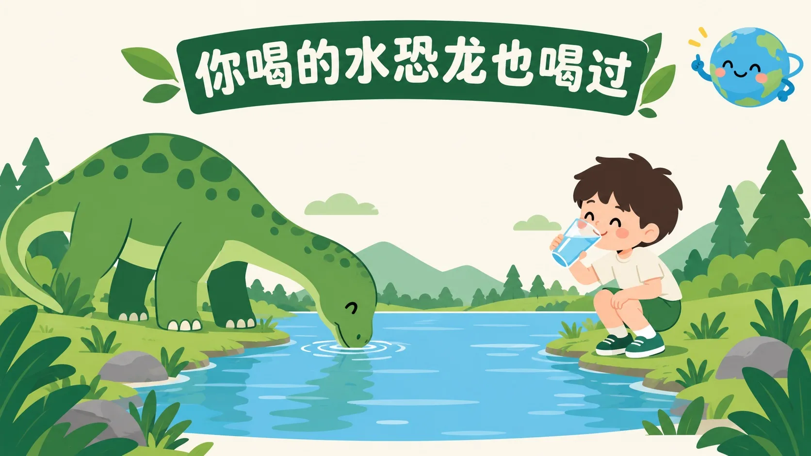 你喝的水恐龙也喝过