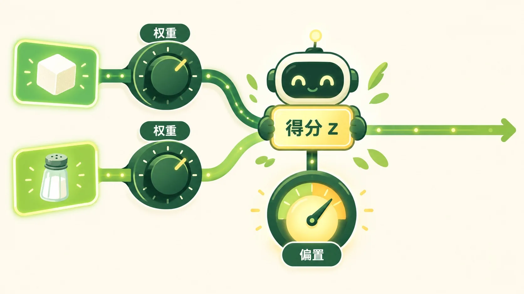 权重是音量旋钮，偏置是基础心情